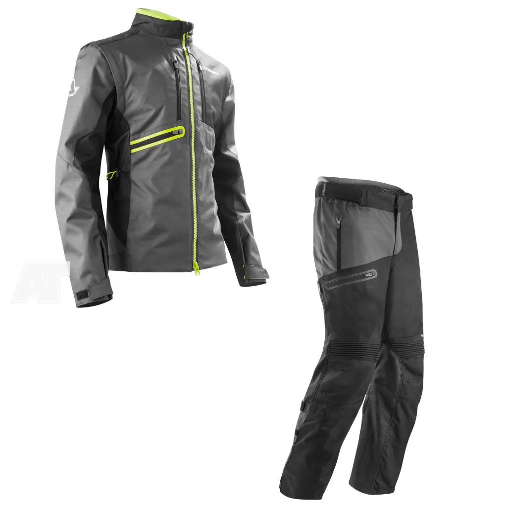 Acerbis Enduro One Kit Combo - Black Grey Yellow 1