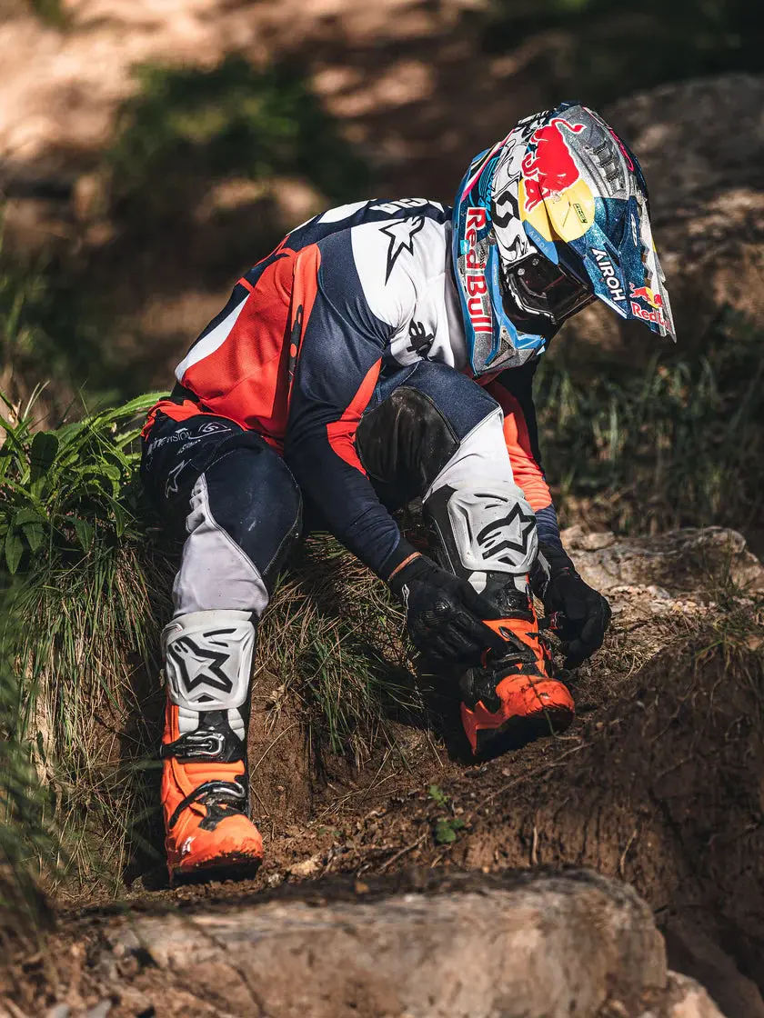 Alpinestars Tech 10 Enduro Boots Orange Fluo Black White 7