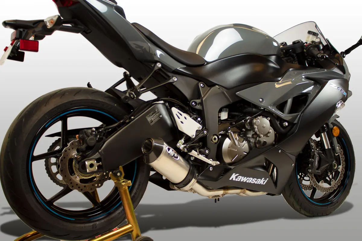M4 Exhaust Full System Streetslayer With Titanium Canister 2009 - 2025 Zx6r Ka6996 1