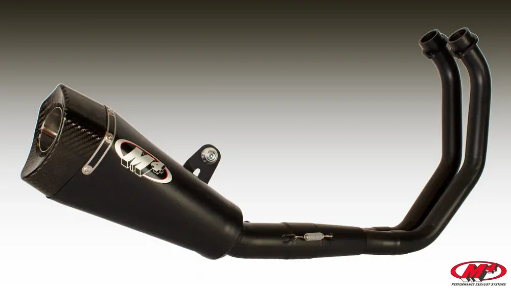 M4 Exhaust All Black Full System Rm1 Canister 2015 - 2025 Fz-07/Mt-07/Xsr700   Ya6722 1
