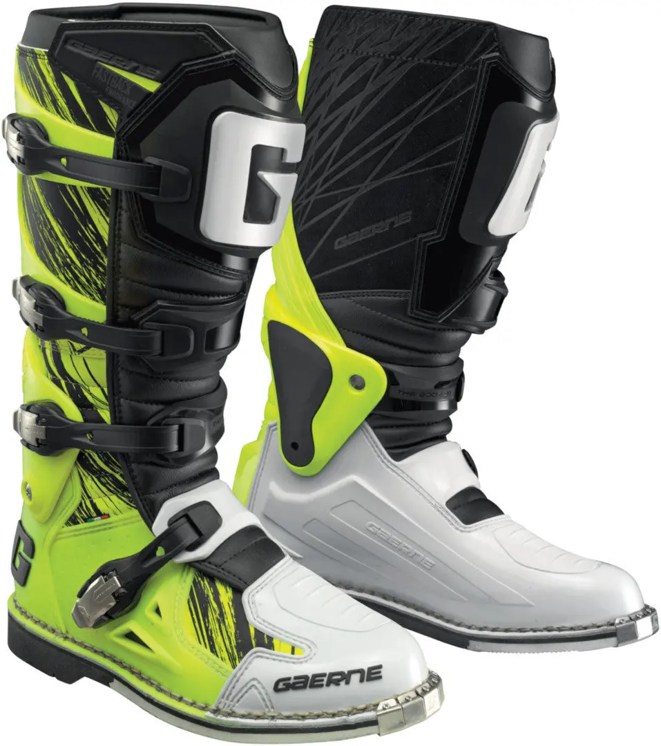 Gaerne Fastback Enduro Flo Yellow Boots 1