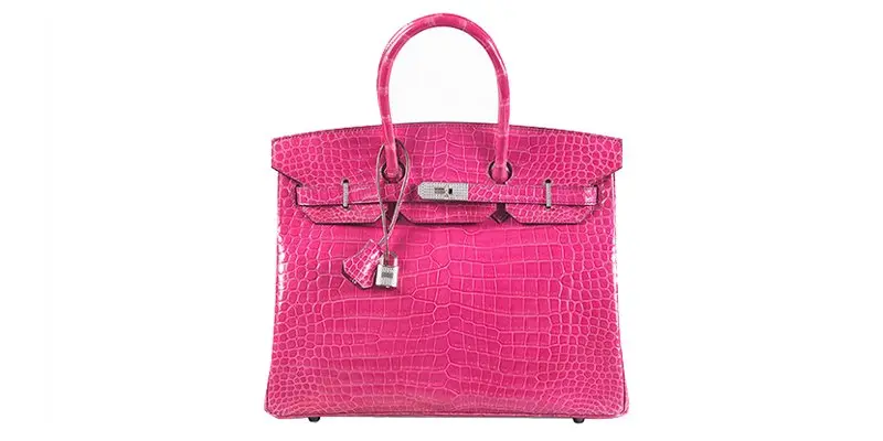 Fuchsia Diamond-Studded Hermes Birkin – $222,000 1