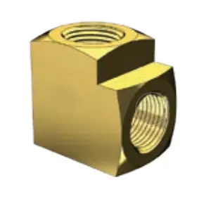 Brass Fitting - 90 Degree Female Elbow - Imperial 1