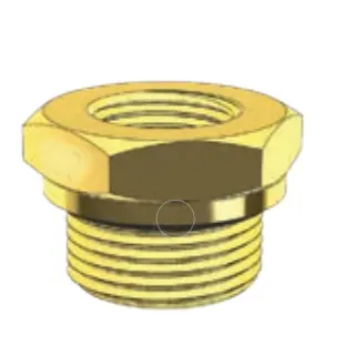 Brass Fitting - Adaptor - Imperial Female To Metric Male 1