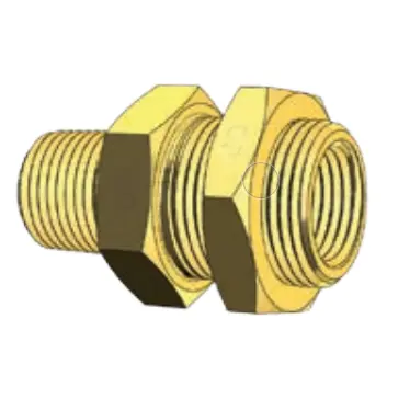 Brass Fitting - Female To Female Bulkhead Connectors 1