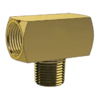 Brass Fitting - Male Branch Tee - Imperial 1