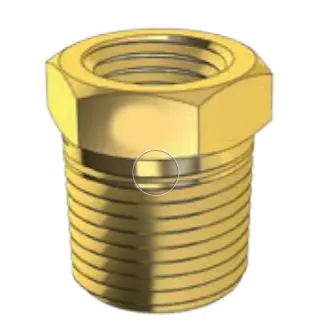 Brass Fitting - Reducing Bushes - Metric 1
