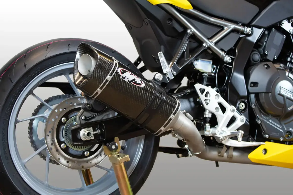 M4  Full System With Scalene Carbon Canister 2023-2025 Suzuki Gsx-8S/R  Su8014 1