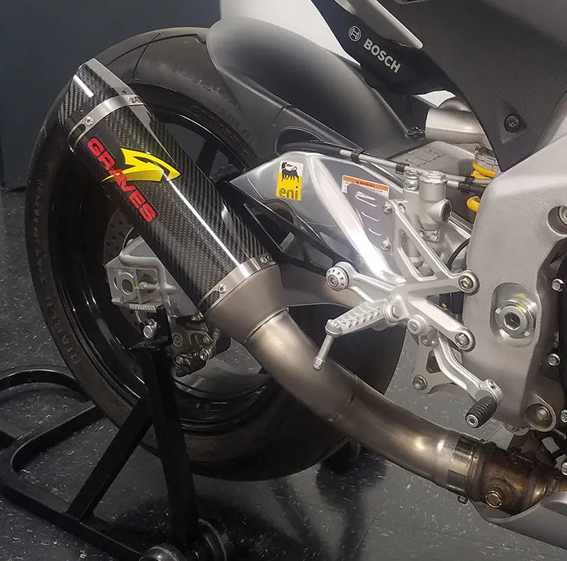 Graves Motorsports Aprilia Rsv4 Cat Eliminator Exhaust 1