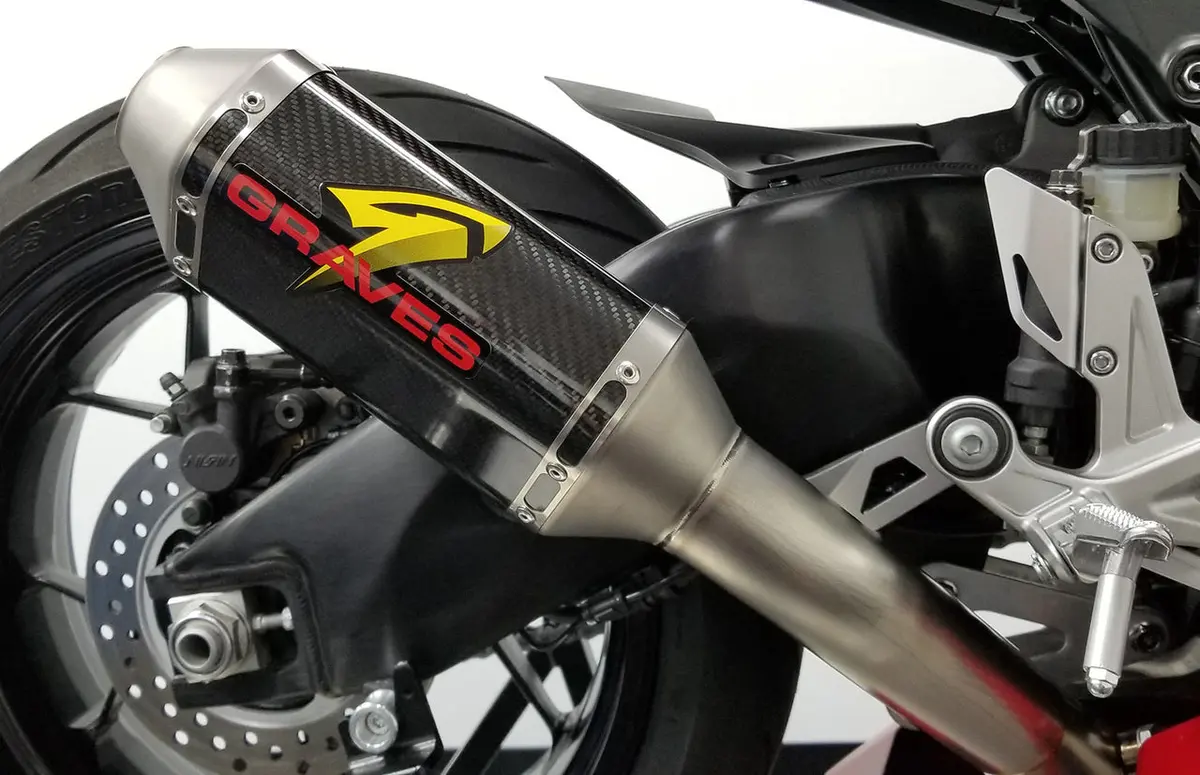 Honda Cbr1000rr Cat Back Slip-On Exhaust Carbon 1