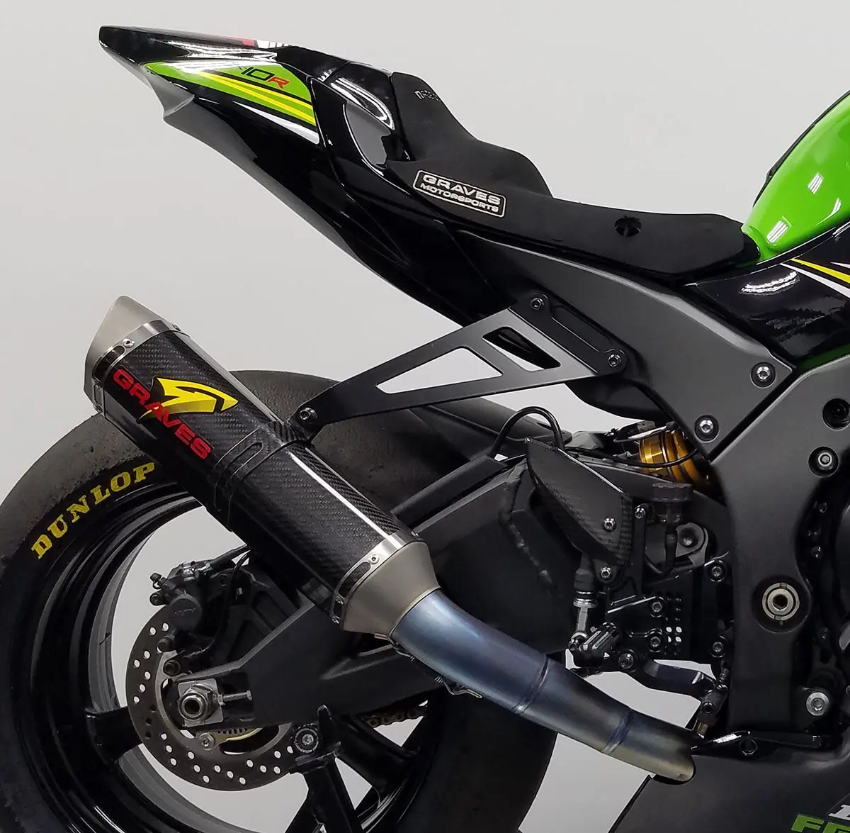 Kawasaki Works2 Zx-10R / Zx-10Rr Carbon Full Exhaust System 1