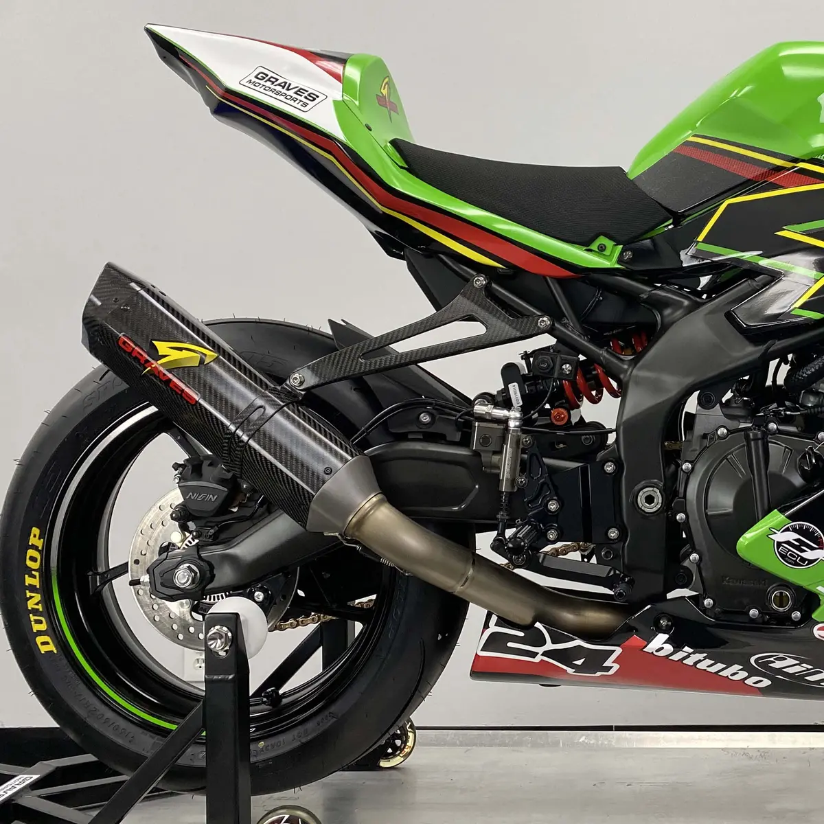 Kawasaki Works2 Zx-4Rr Carbon Full Exhaust System 1