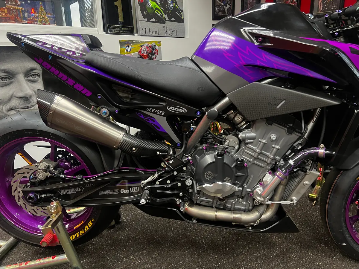 Vandemon Performance Ktm 890 790 Duke Duke R Adventure Titanium Exhaust System & Cat Delete Husqvarna Norden 901 1