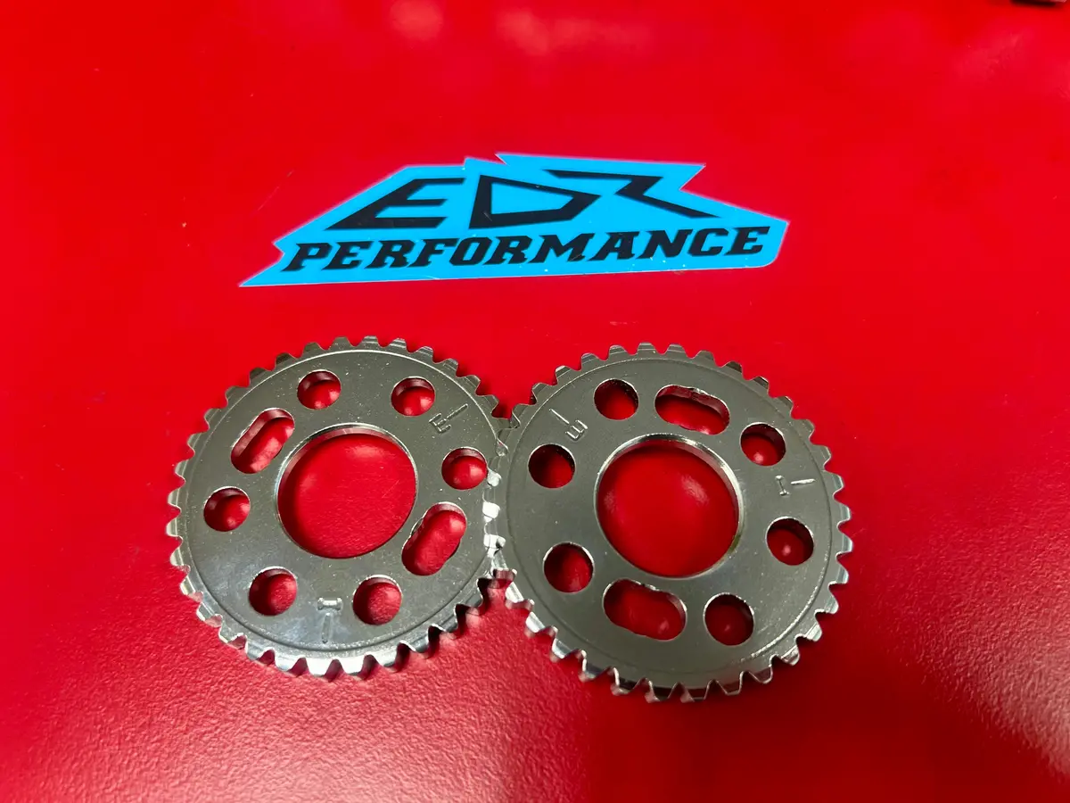 Edr Performance Yamaha R6 Slotted Cam Sprockets 2006-2024 Adjustable Microfinished Graves Timing Gears 1