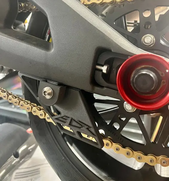 2011+ Kawasaki Ninja Zx10r/Zx10rr Edr Shark Fin Chain Guard 1
