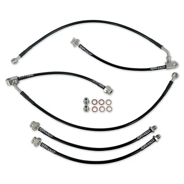 Z34 370Z Braided Brake Line Set 1