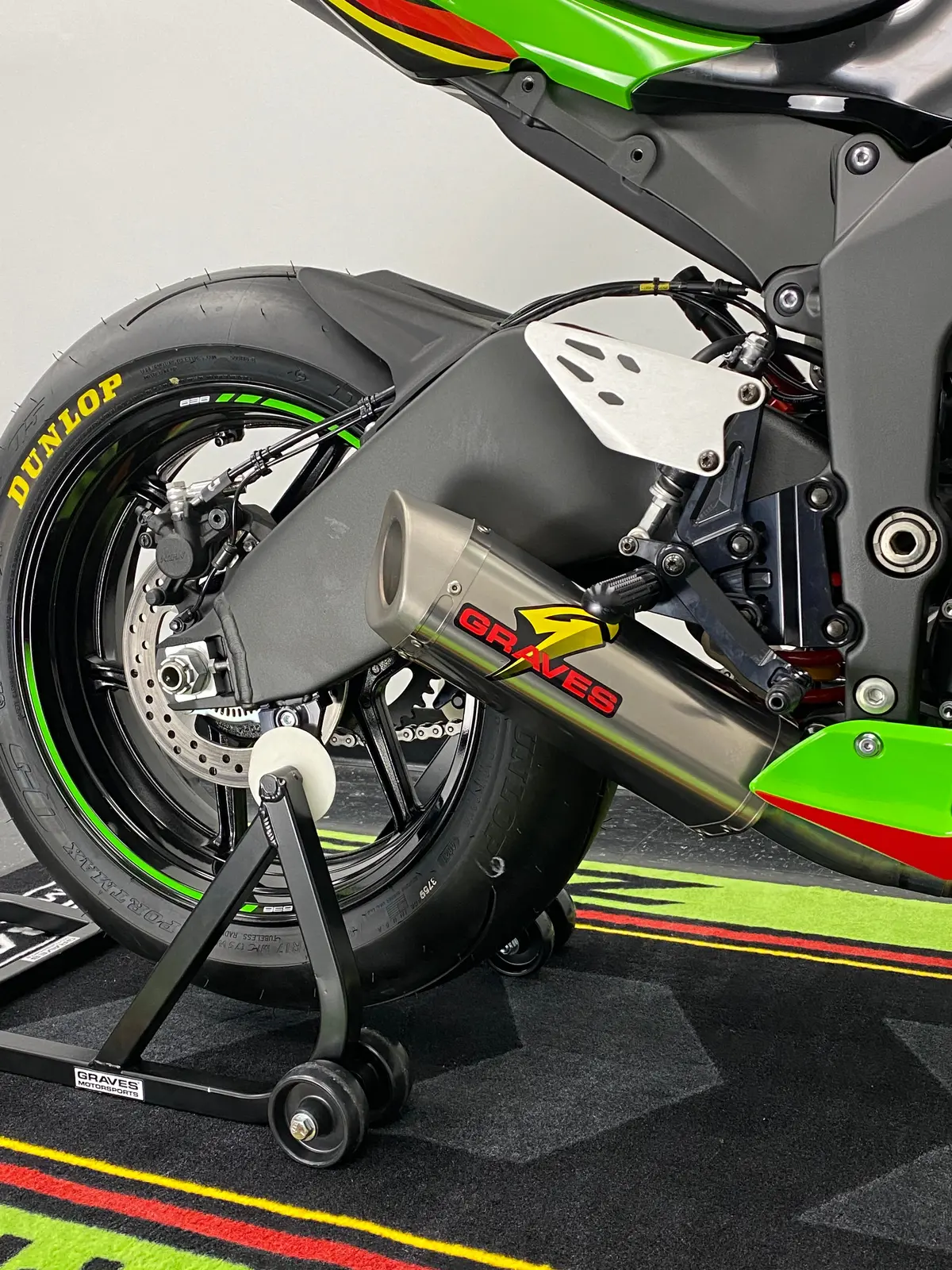 Kawasaki Zx-6R Cat-Back Slip-On Titanium Exhaust 1