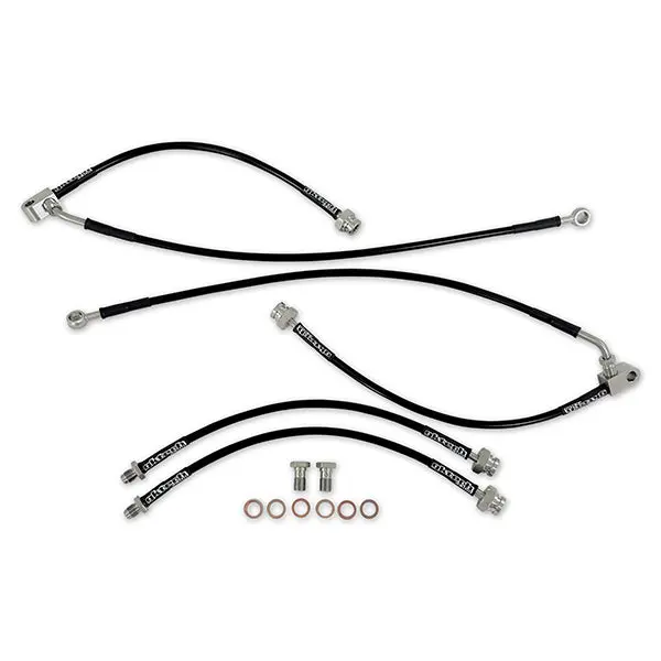 Z33 350Z Braided Brake Line Set (Front And Rear) 1