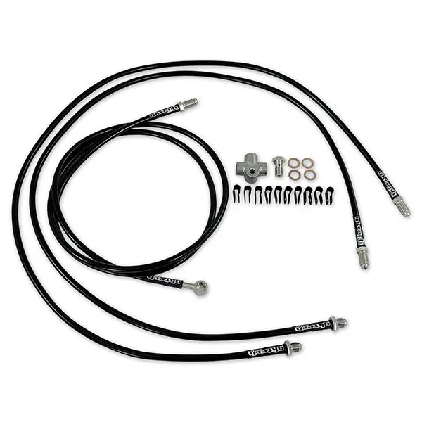 Z33 350Z/Z34 370Z/G35/G37 Ss Braided Hydraulic E-Brake Line Kit 1