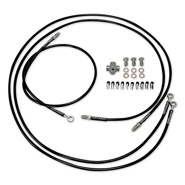 Fr-S / Gr86 / Brz E-Brake Braided Brake Line Kit 1