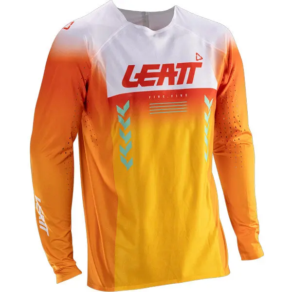 2026 Leatt 5.5 Moto Ultraweld Jersey Orange 1