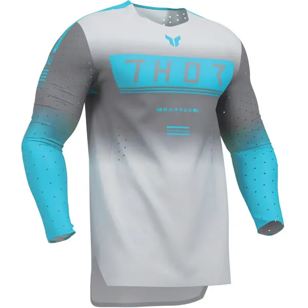 Thor Sportmode Geo Charcoal Grey Jersey 1