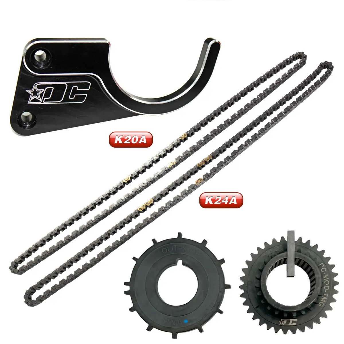 K-Series Special - Modified Crank Timing Gear, Chain And Guide 1
