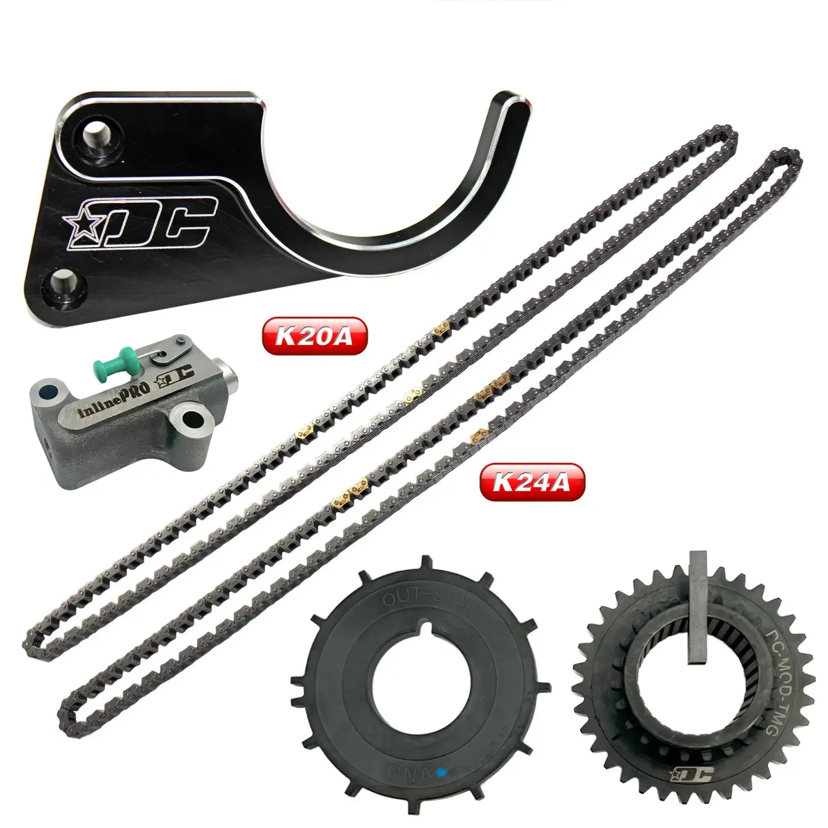 K-Series Special - Modified Crank Timing Gear, Chain, Guide, And Tensioner 1