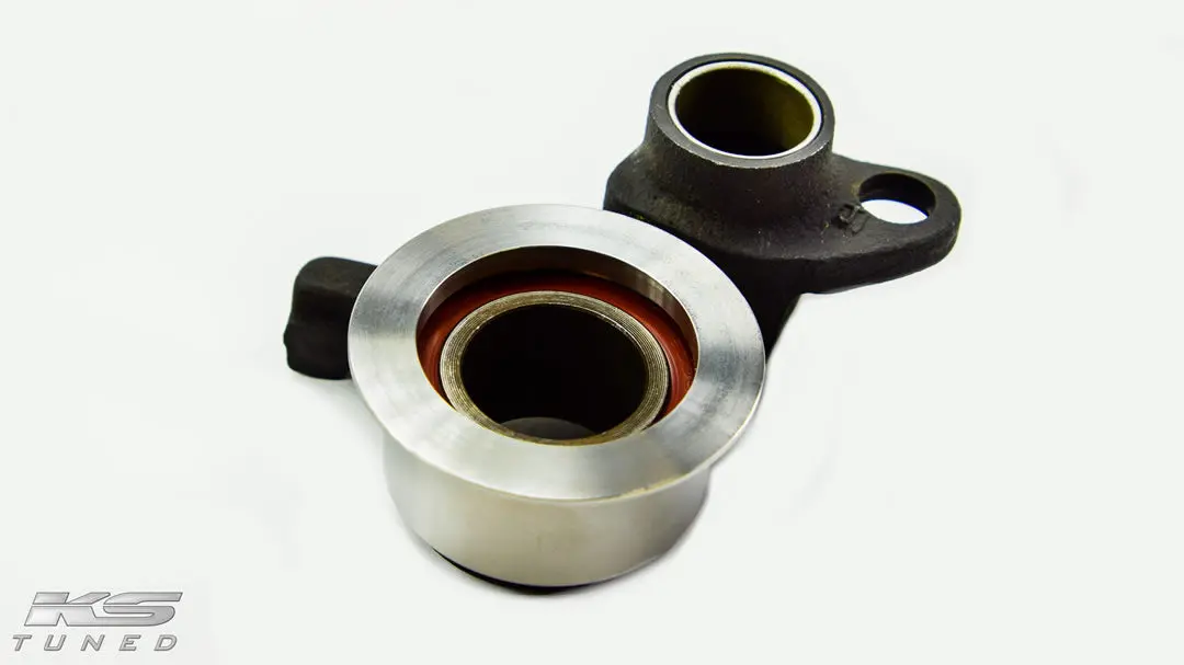 H22 Tensioner Pulley With Walk Blocker Installed 1