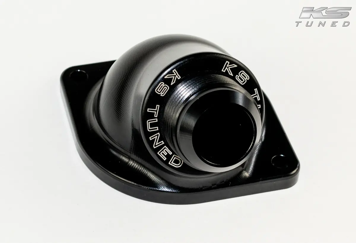 Ks Tuned H22/F20b/H23 Vtec Billet Rear Water Neck -16An 1