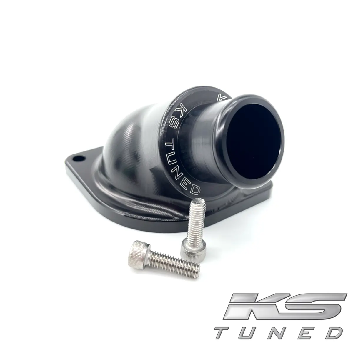 Ks Tuned H22/F20b/H23 Vtec Billet Rear Water Neck  1.25" Hose Barb 1