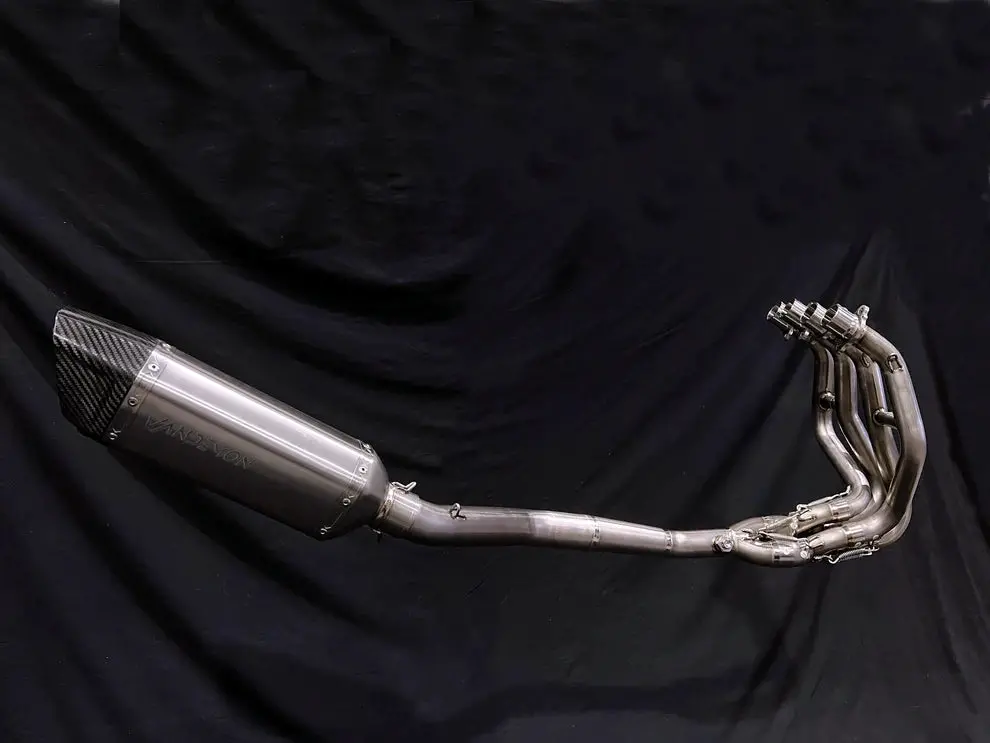 Vandemon Performance Kawasaki Zx-4Rr Side Mount Titanium Race Exhaust System 1