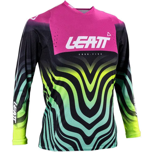 2026 Leatt 4.5 Moto Youth Jersey Tiger Pink 1