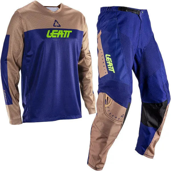 2026 Leatt 3.5 Pant And Shirt Kit Combo Brown 1