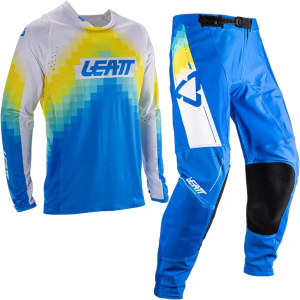 2026 Leatt 4.5 Moto Lite Kit Combo Pixel Blue 1