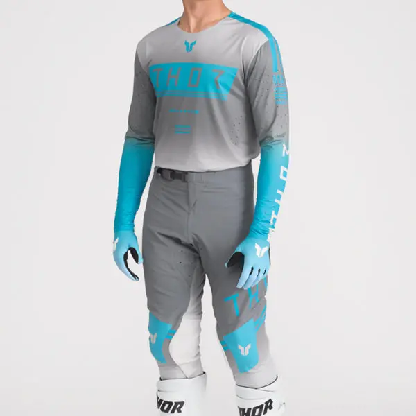 Thor Sportmode Geo Charcoal Grey Jersey 3