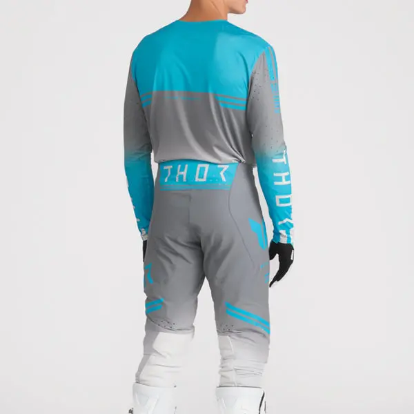 Thor Sportmode Geo Charcoal Grey Jersey 4