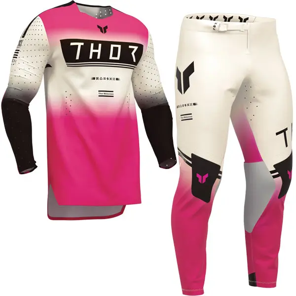 Thor Sportmode Geo White Pink Kit Combo 1