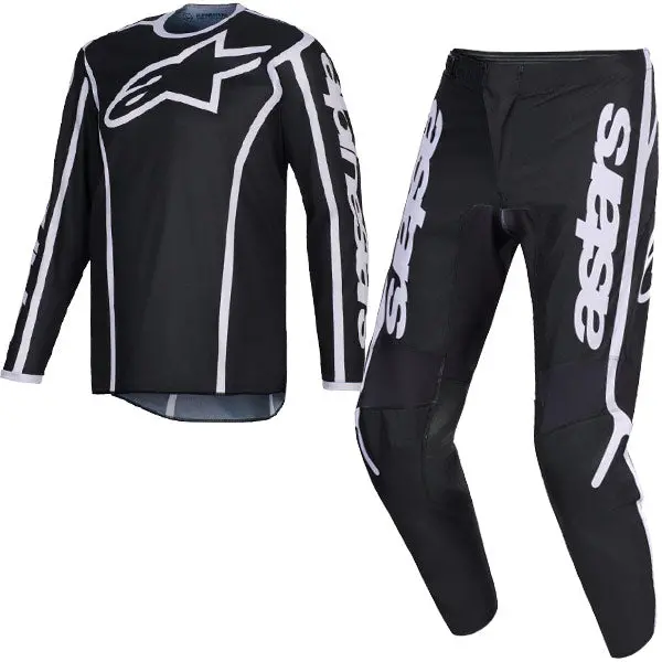 2026 Alpinestars Fluid Apex Kit Combo - Black Grey 1
