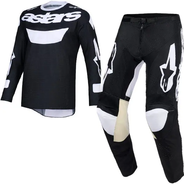 2026 Alpinestars Racer Air Riway Kit Combo - Black White 1