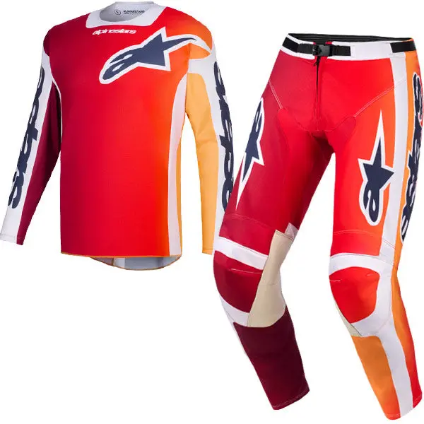 2026 Alpinestars Racer Portl Kit Combo - Red Light Gray Dark Gray 1