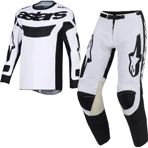2026 Alpinestars Racer Riway Kit Combo - White Black 1