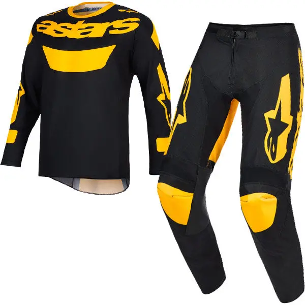 2026 Alpinestars Racer Riway Kit Combo - Yellow Black 1