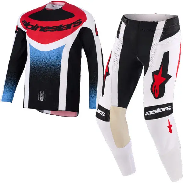 2026 Alpinestars Techstar Knif Kit Combo - Black White Red 1