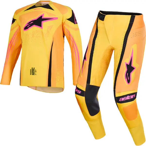 2026 Alpinestars Techstar Nomur Kit Combo - Orange Yellow Pink 1
