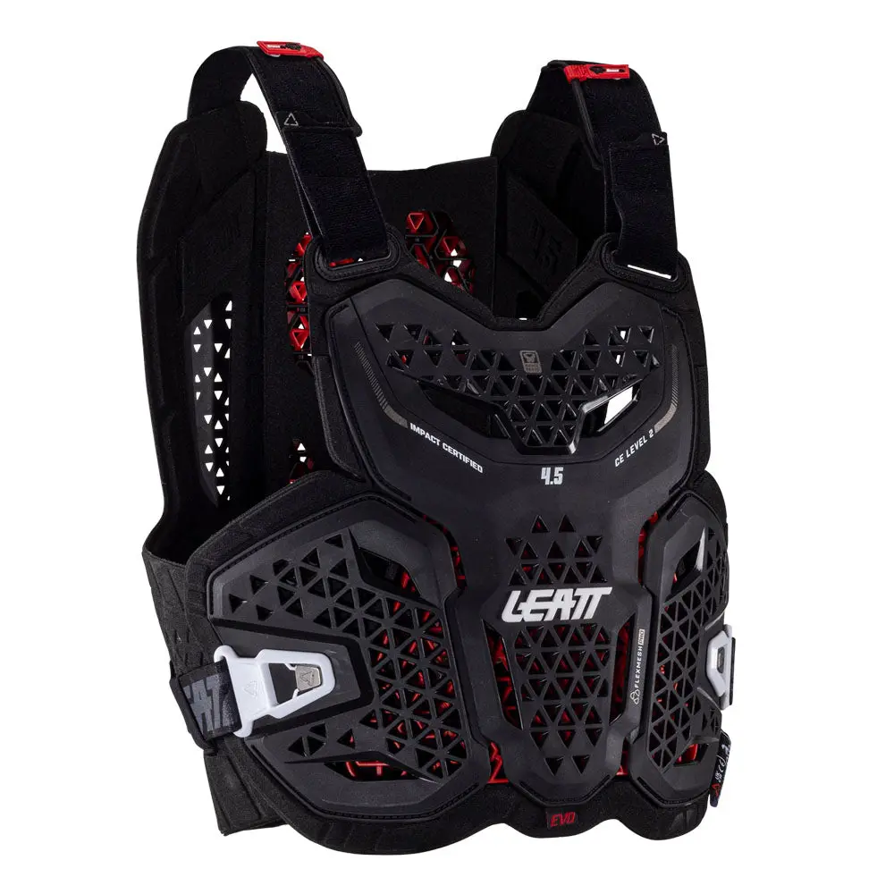 2025 Leatt Chest Protector 4.5 Evo Black 1