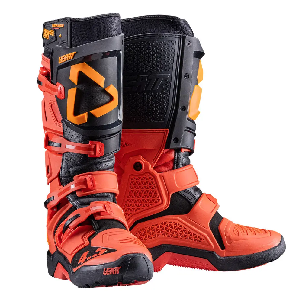 2026 Leatt 4.5 Hydradri  Enduro Boots Burn Red 1