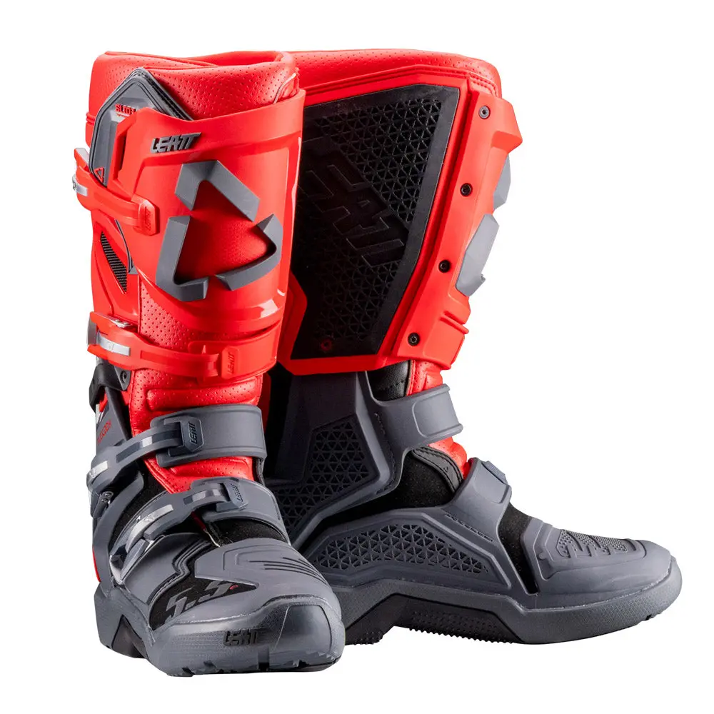2026 Leatt 5.5 Flexlock Enduro Boots Red 1