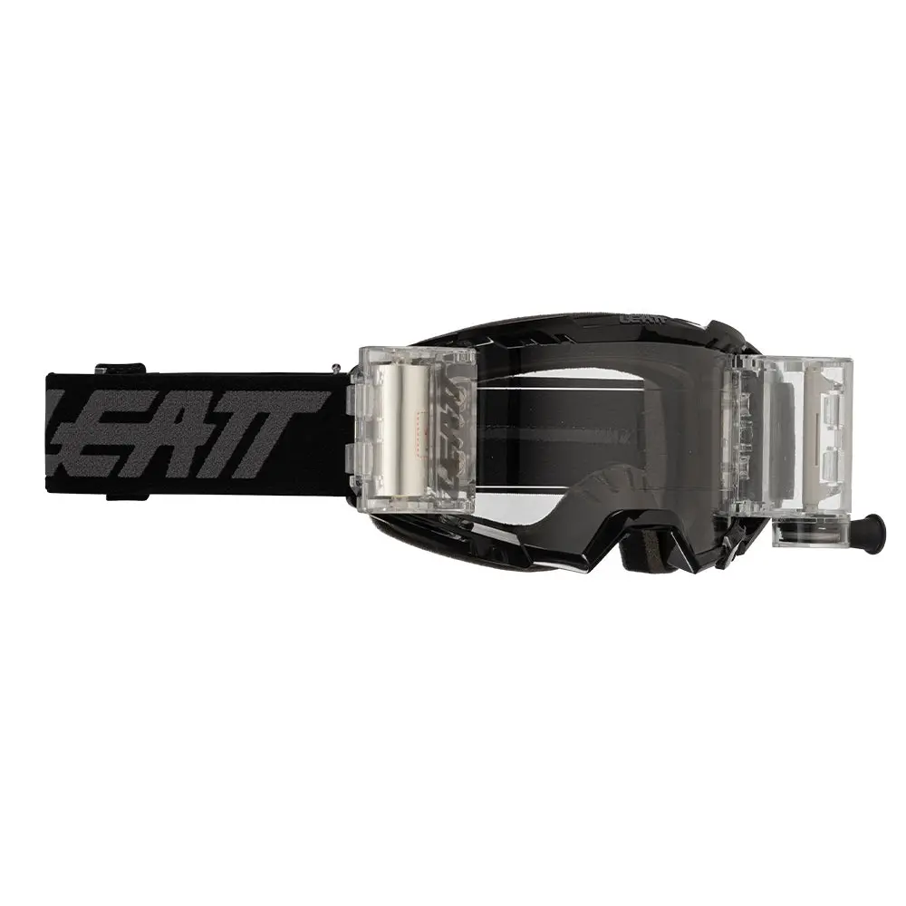 2025 Leatt Goggle Vizion 3.5 Roll-Off Stealth - Lens Clear 90 Vlt 1