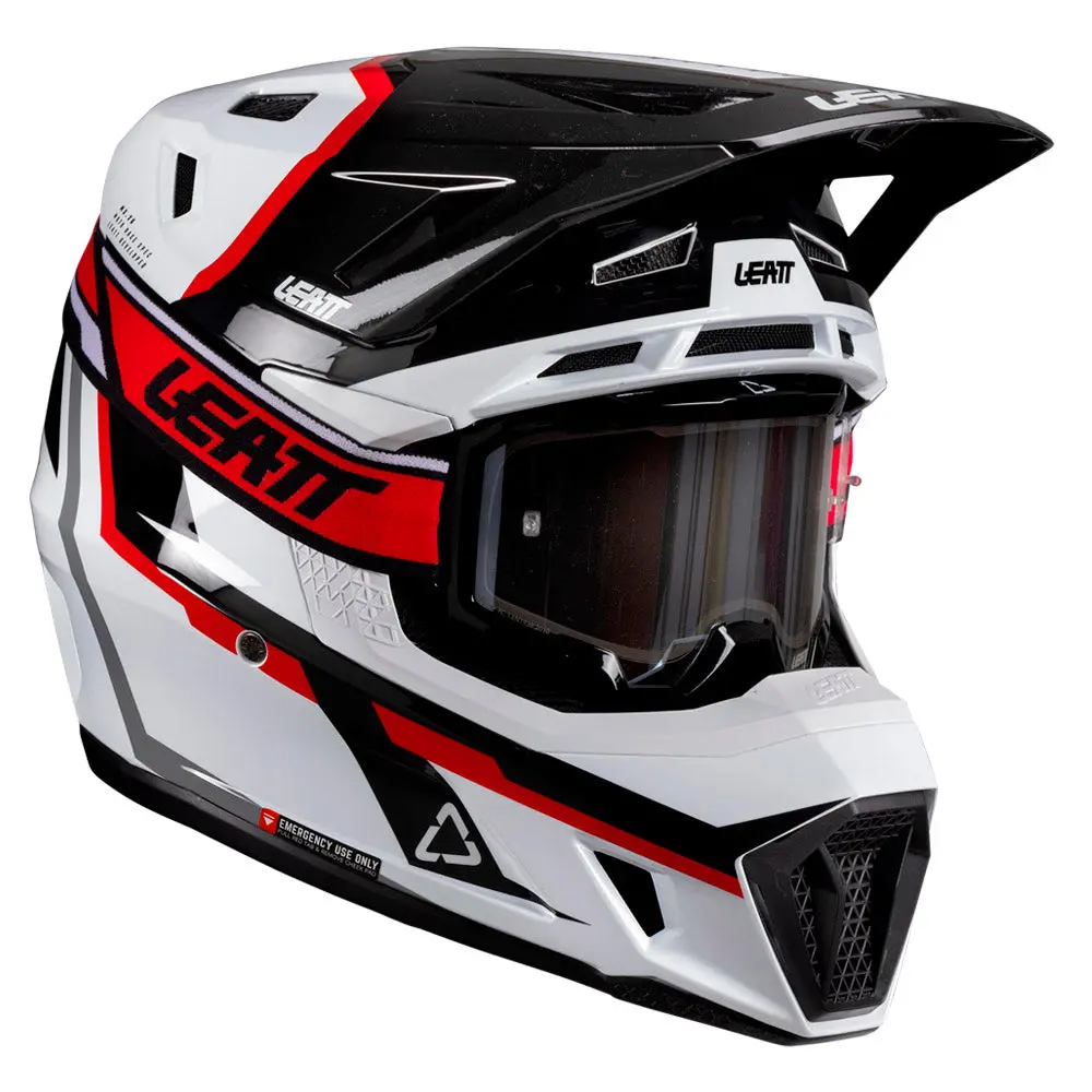 2026 Leatt 7.5 V26 Helmet White Red 1